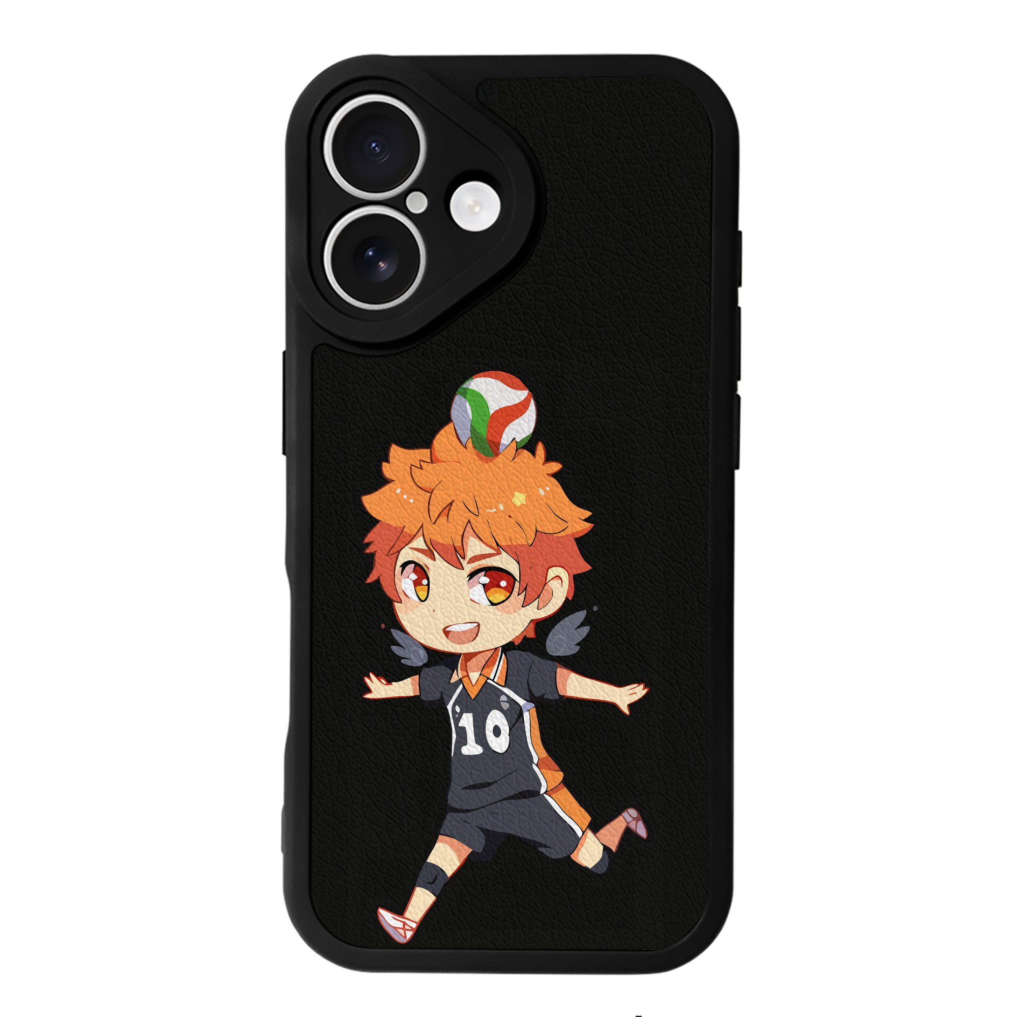 （画像用） ハイキュー!! Haikyu!! 【iPhone 16シリーズ対応】シリコンスマホケース（レザー調） 材質：シリコン